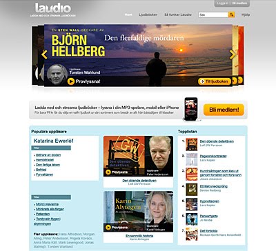 Laudio - laglig streaming av ljudböcker