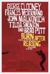 Burn after reading poster