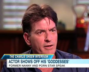 Charlie Sheen gör utspel i känd intervju