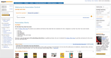 Amazon Associates central