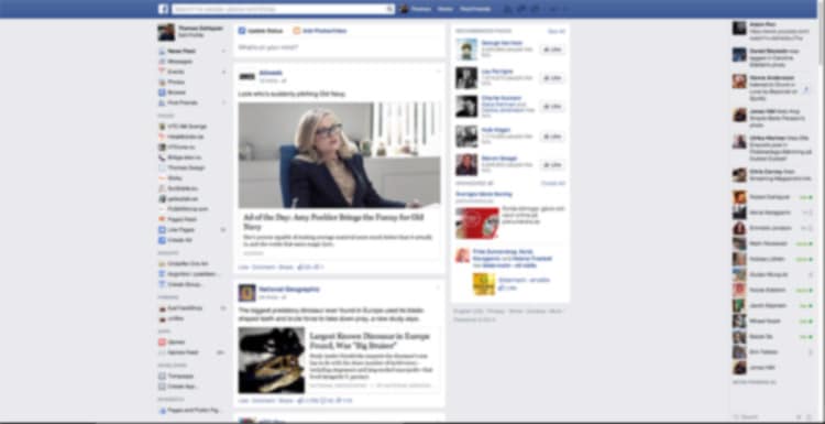 Facebook:s nya design