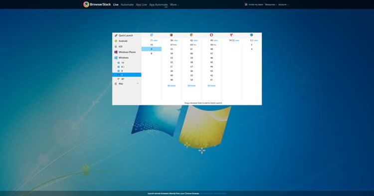 Browserstack screenshot