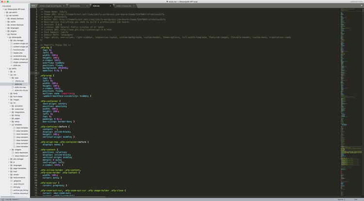 Sublime Text screenshot